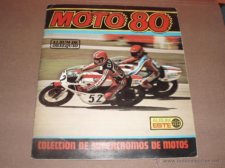 Collectable Incomplete Albums: ALBUM MOTO 80 INCOMPLETO