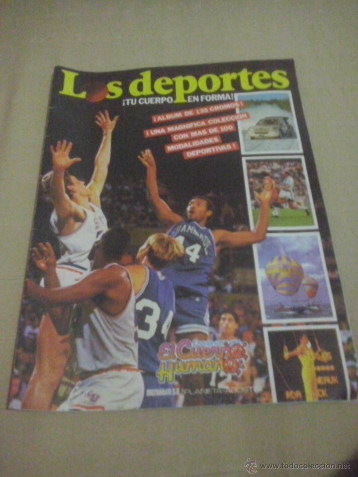 Collezionismo Album: los deportes tu cuerpo en forma 127 cromos de los 135 que forma la coleccion planeta agostini