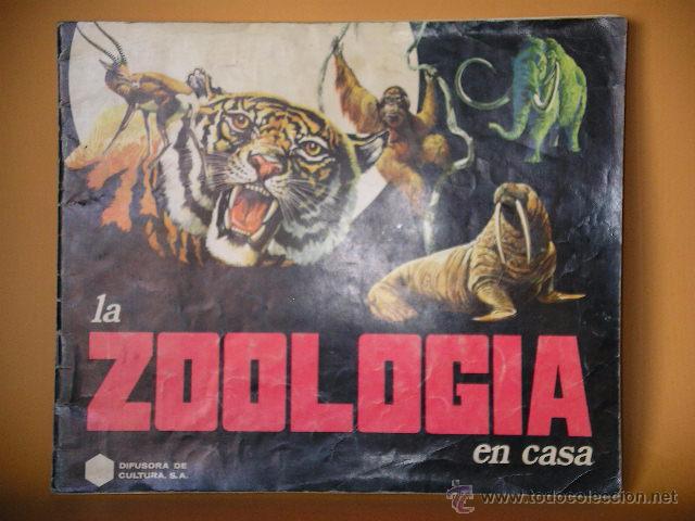 Coleccionismo &Aacute;lbumes: &Aacute;lbum de Cromos La Zoolog&iacute;a en casa, ed Difusora de Cultura, casi completo, faltan 21 cromos