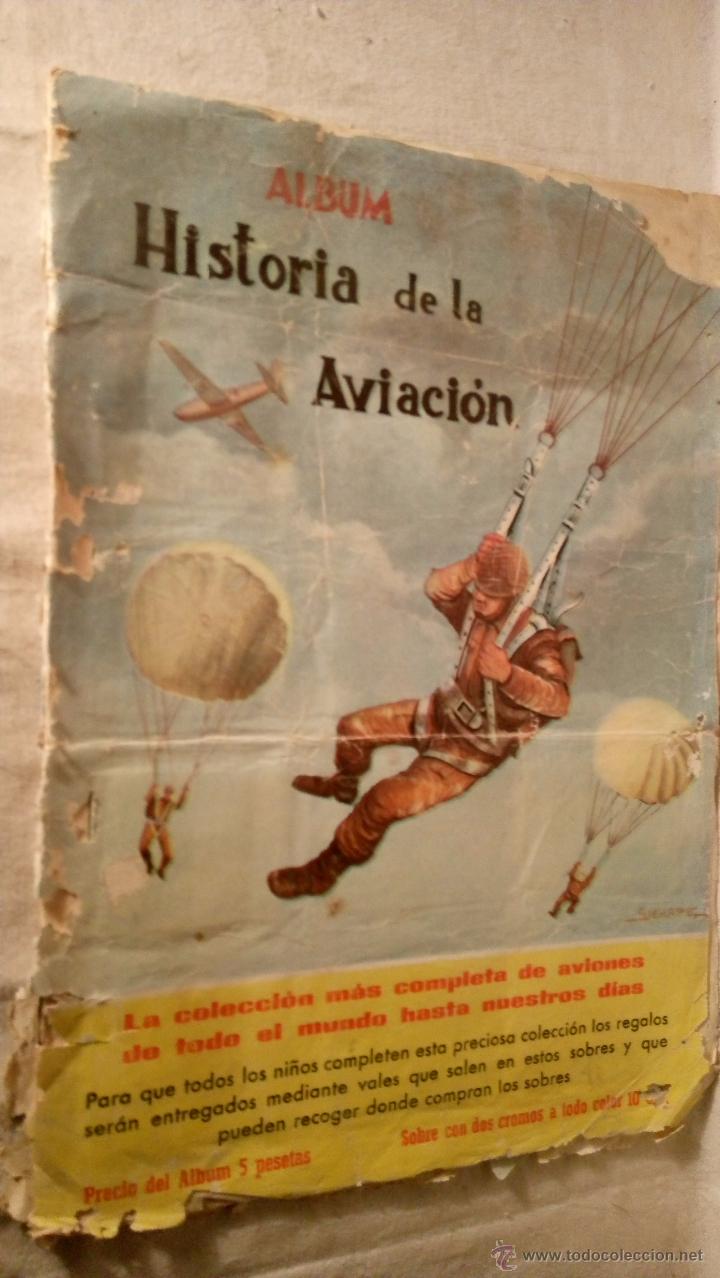 Coleccionismo &aacute;lbumes: ANTIGUO ALBUM CROMOS Historia de la Aviaci&oacute;n, ed. Costa, Gigarpe, a&ntilde;o 1966