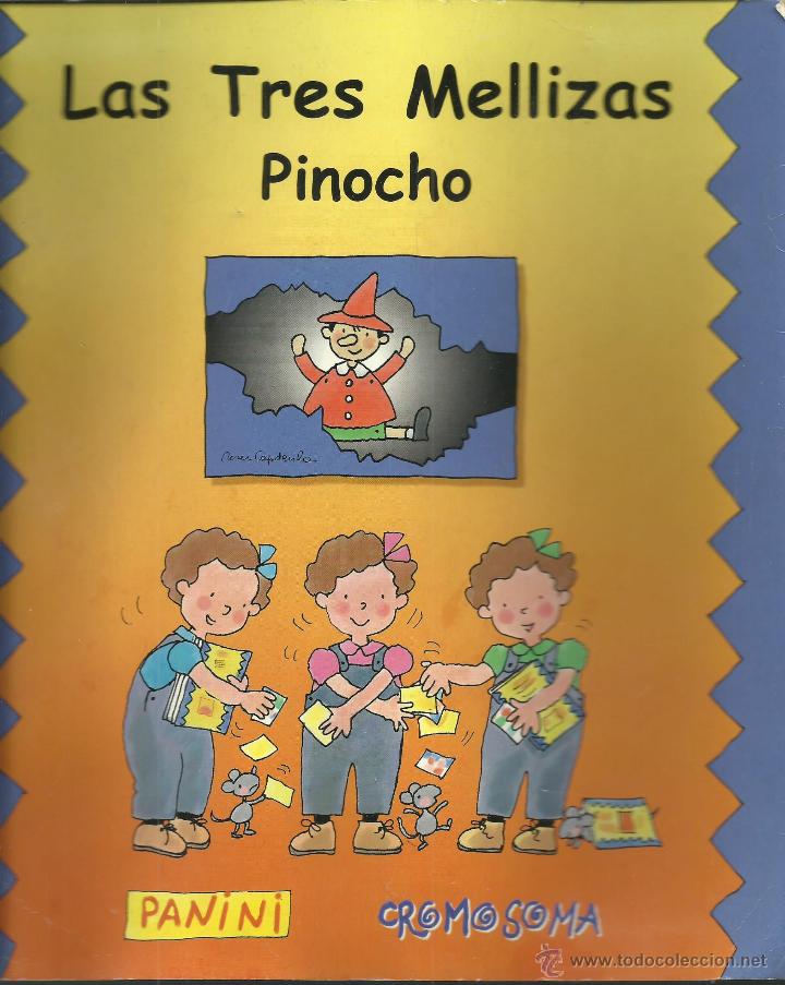 Coleccionismo &Aacute;lbumes: ALBUM DE CROMOS Y PEGATINAS DE PANINI DE LAS TRES MELLIZAS Y PINOCHO CON 88 CROMOS Y PEGATINAS D 144