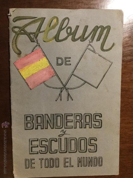Collectionnisme Albums: Banderas y escudos de todo el mundo