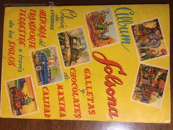 Collectionnisme Albums: Historia del transporte terreste chocolates solsona