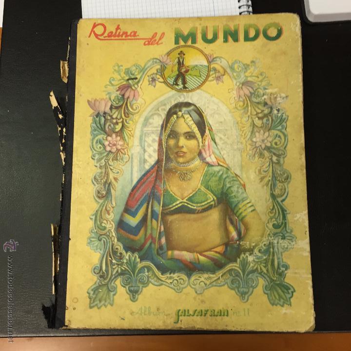 Collectionnisme Albums: SALSAFRAN RETINA DEL MUNDO ALBUM CON 187 CROMOS SE VENDEN SUELTOS