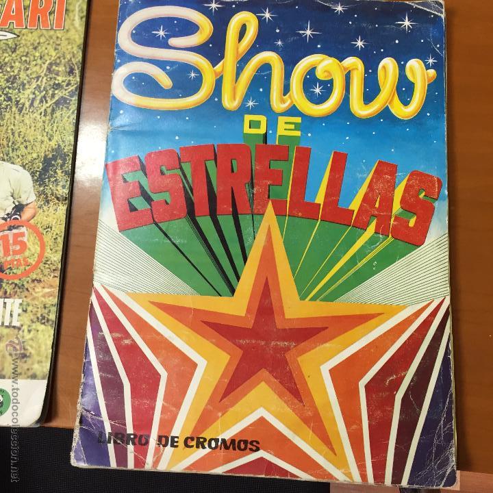 Collectionnisme Albums: SHOW DE LAS ESTRELLAS ALBUM CON 206 CROMOS SE PUEDE LLEGAR A VENDER SUELTOS