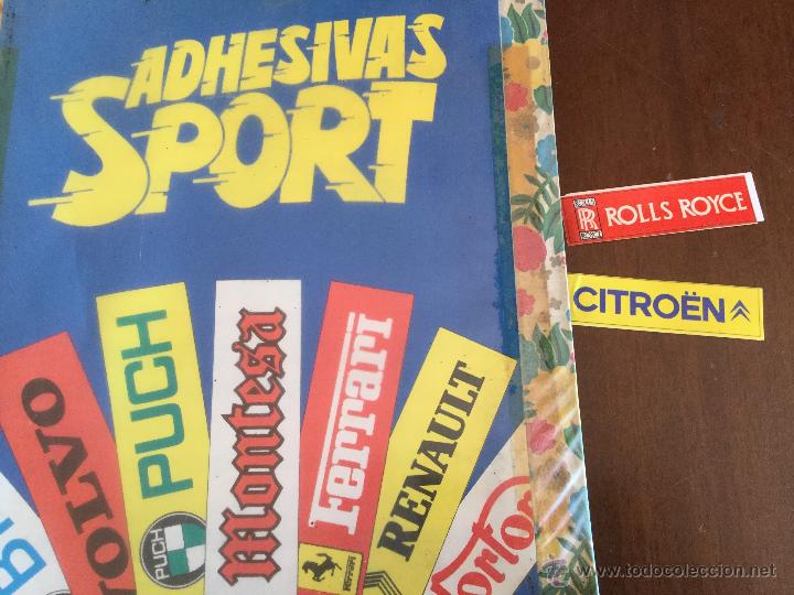 Collectable Incomplete Albums: Adhesivas SPORT 110 Cromos distintos nunca pegados + ALBUM NUEVO VACIO