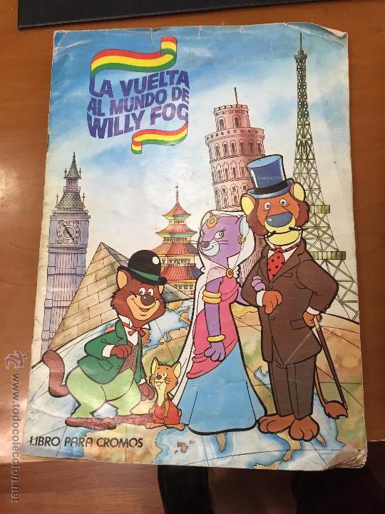 Coleccionismo &Aacute;lbumes: la vuelta al mundo de willy fog maga album con 190 cromos se venden sueltos