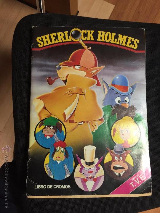 Coleccionismo &Aacute;lbumes: SHERLOCK HOLMES ALBUM CON 159 CROMOS SE VENDEN SUELTOS