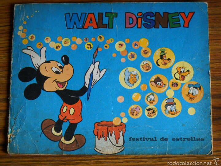 Collectable Incomplete Albums: Album de cromos Walt Disney Festival de Estrellas Incompleto