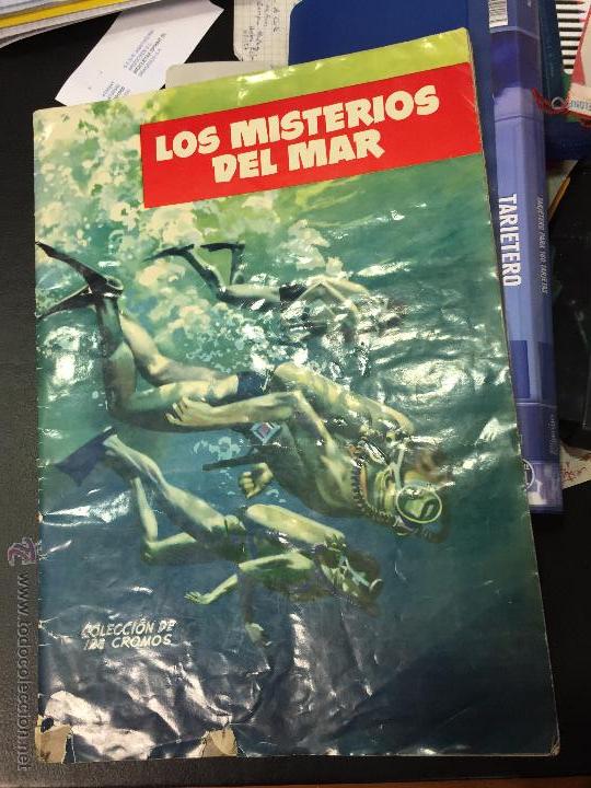 Collezionismo Album: LOS MISTERIOS DEL MAR COMPLETO A FALTA DEL CROMO 3-4-5-7-8-9-18-34-45-57-71-83-110-120-126-128 se ve