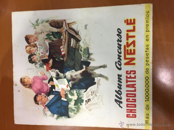 Collezionismo Album: ALBUM CONCURSO NESTLE FALTAN DOS CROMOS SE VENDEN SUELTOS