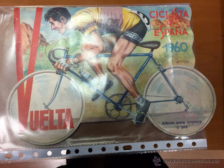 Coleccionismo &Aacute;lbumes: VUELTA CICLISTA A ESPA&Ntilde;A 1960 ALBUM CON 80 CROMOS SE ESTUDIA VENDER SUELTOS