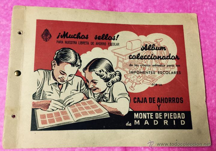 Collectionnisme Albums: Raro &aacute;lbum libreta de ahorro infantil - Caja de Ahorros y monte de piedad de Madrid - A&ntilde;o 1950
