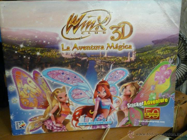 Collezionismo Album: 352- &Aacute;lbum Winx Club 3D La Aventura M&aacute;gica Panini (Incompleto + P&oacute;ster)