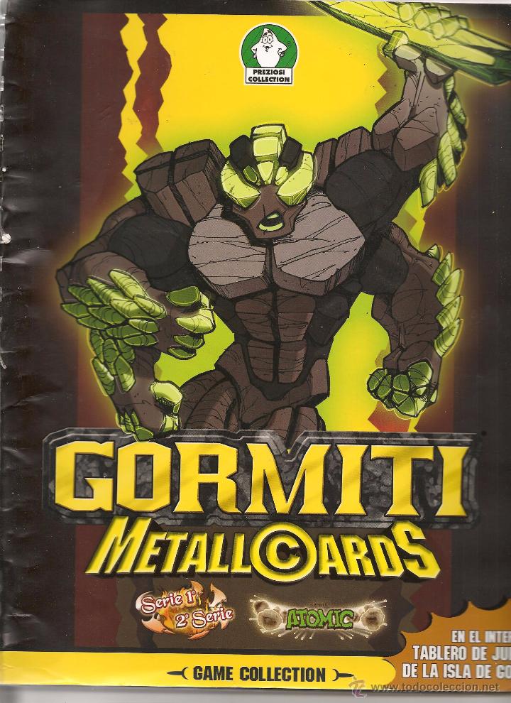 Collectionnisme Albums: GORMITI. METALL CARDS. &Aacute;LBUM Y 24 CARDS. (B/A14)