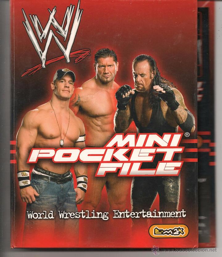 Collectionnisme Albums: MINI POCKET FILE. WORLD WRESTLING ENTERTAINMENT. E-MAX. &Aacute;LBUM + 34 MINI PCK.  (B/A14)