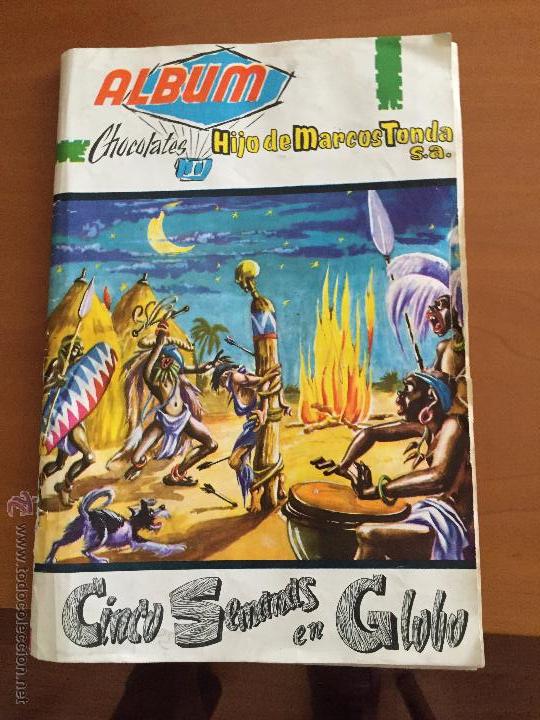 Collezionismo Album: cinco semanas en globo chocolates hijo de marcos tonda falta de los n&ordm; 36-40 y 139 se venden sueltos