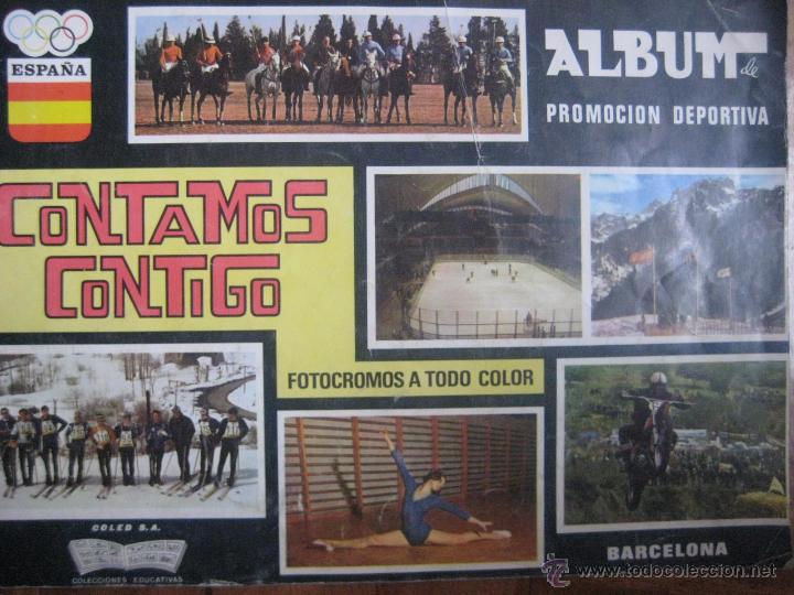 Collezionismo Album: ALBUM CONTAMOS CONTIGO. PROMOCION DEPORTIVA. 1968