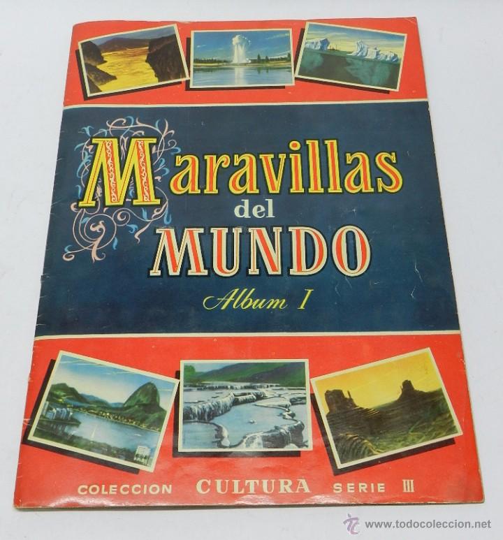 Collezionismo Album: Album Maravillas del Mundo I. Bruguera, A&ntilde;o 1956. Le faltan los cromos n. 2, 4, 5, 6,17, 24, 25, 34,