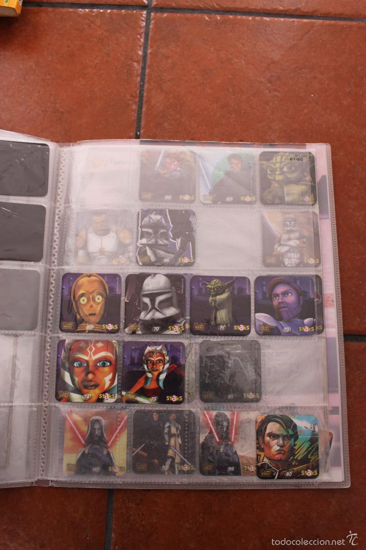 Coleccionismo &aacute;lbumes: THE CLONE WARS: 51 IMANES - Foto 4