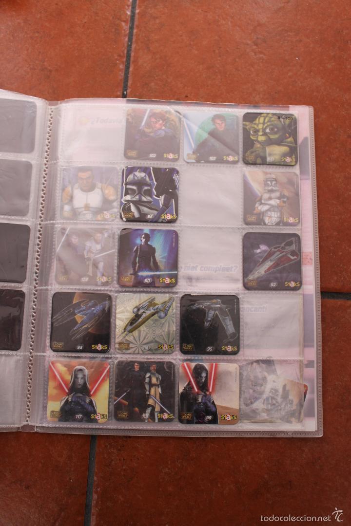 Coleccionismo &aacute;lbumes: THE CLONE WARS: 51 IMANES - Foto 5