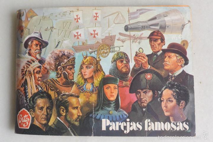 Coleccionismo &Aacute;lbumes: ALBUM CROMOS INCOMPLETO PAREJAS FAMOSAS DE MAGDALENAS ORTIZ