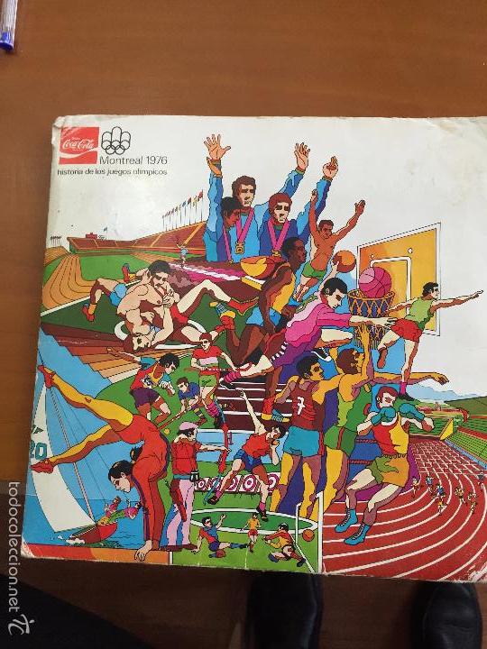 Coleccionismo &Aacute;lbumes: montreal 1976 album con 50 fichas se venden sueltas