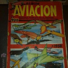 Coleccionismo Álbumes: ALBUM AVIACION HISTORIA COMPLETA DE 1900 A 1950. EDICIONES CLIPER.
