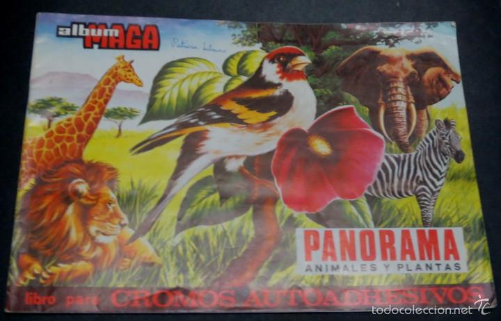 Coleccionismo &Aacute;lbumes: &Aacute;LBUM INCOMPLETO PANORAMA ANIMALES Y PLANTAS MAGA A&Ntilde;O 1976 46 CROMOS
