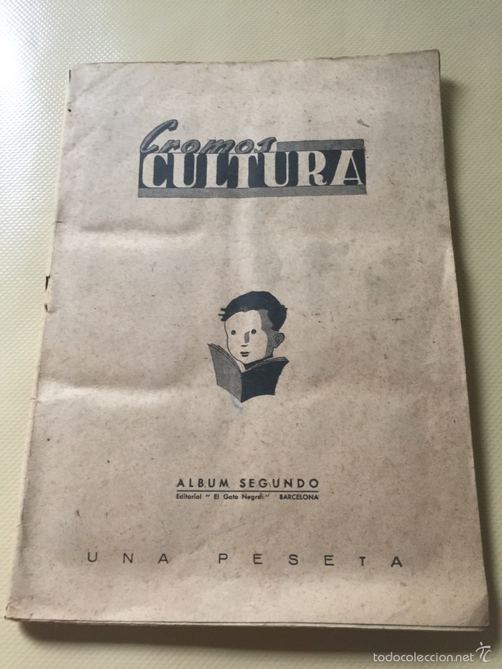 Collectionnisme Albums: CROMOS CULTURA. &Aacute;LBUM SEGUNDO. EDITORIAL GATO NEGRO. FALTAN 5 CROMOS.
