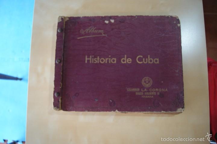 Collectionnisme Albums: ALBUM CROMOS HISTORIA DE CUBA CIGARROS LA CORONA HABANA
