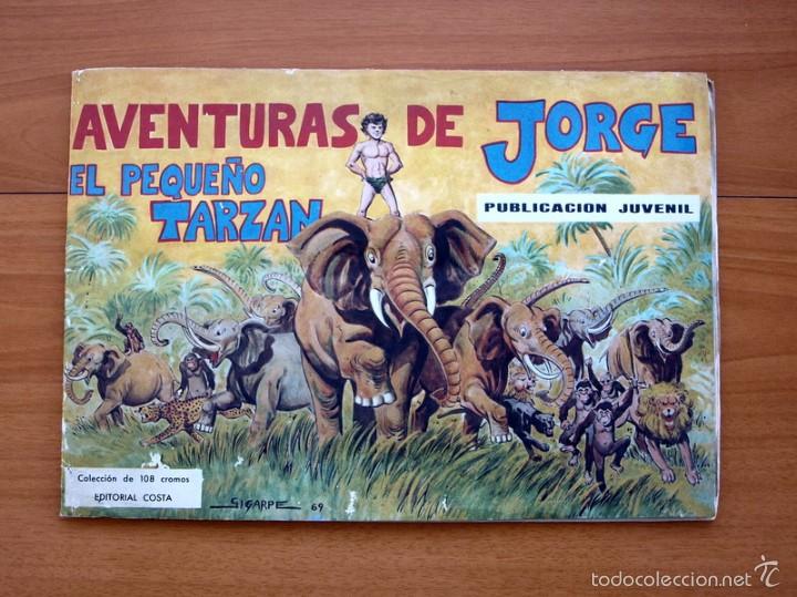 Collectable Incomplete Albums: &Aacute;lbum Aventuras de Jorge, el peque&ntilde;o Tarzan - Editorial Costa 1969