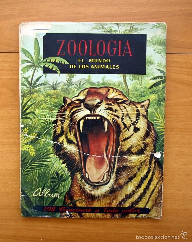 Collectable Incomplete Albums: &Aacute;lbum Zoologia el mundo de los animales - Editorial Ferca A&ntilde;o 1961 - Faltan 4 cromos