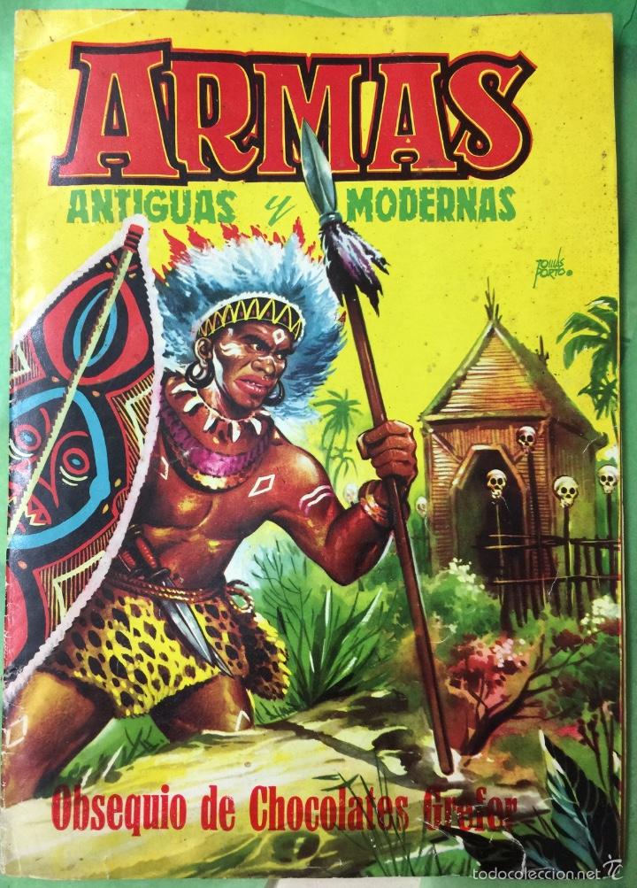 Collectionnisme Albums: Album Armas antiguas y modernas Chocolates Grefer - A&ntilde;os 50
