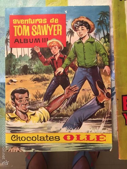 Collectable Incomplete Albums: aventuras de tom sawyer album III nuevo sin uso