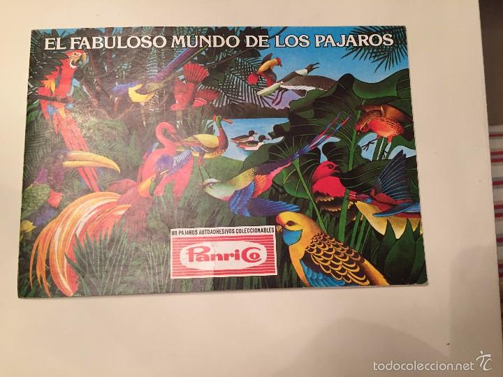 Collectable Incomplete Albums: el mundo fabuloso de los pajaros album con 28 cromos