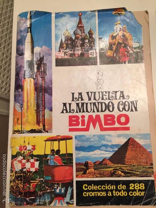 Collectable Incomplete Albums: la vuelta al mundo con bimbo album con 39 cromos