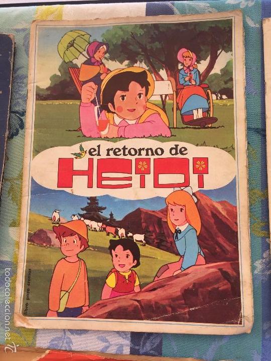 Collectable Incomplete Albums: el retorno de heidi album con 212 cromos se venden sueltos