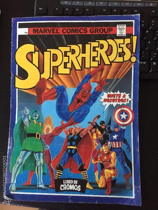 Collectable Incomplete Albums: superheroes faltanel 6-9-14-17-23-25-51-65-68-79-90-91-96 y 100 se estudia vender sueltos