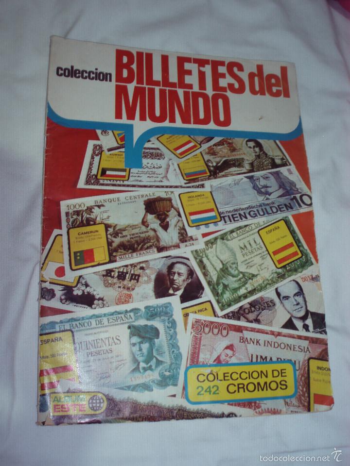 Collectionnisme Albums: album billetes del mundo incompleto a falta de 30 cromos