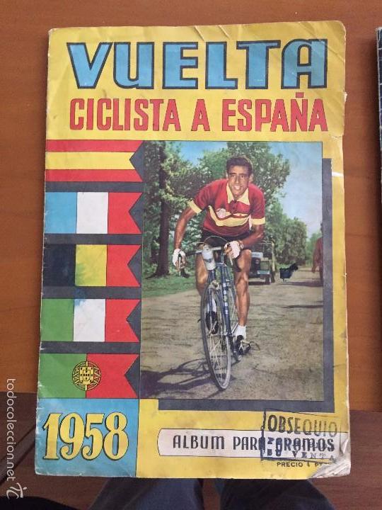 Coleccionismo &Aacute;lbumes: vuelta ciclista a espa&ntilde;a 1958 album con 100 cromos se `puede llegar a vendenr sueltos