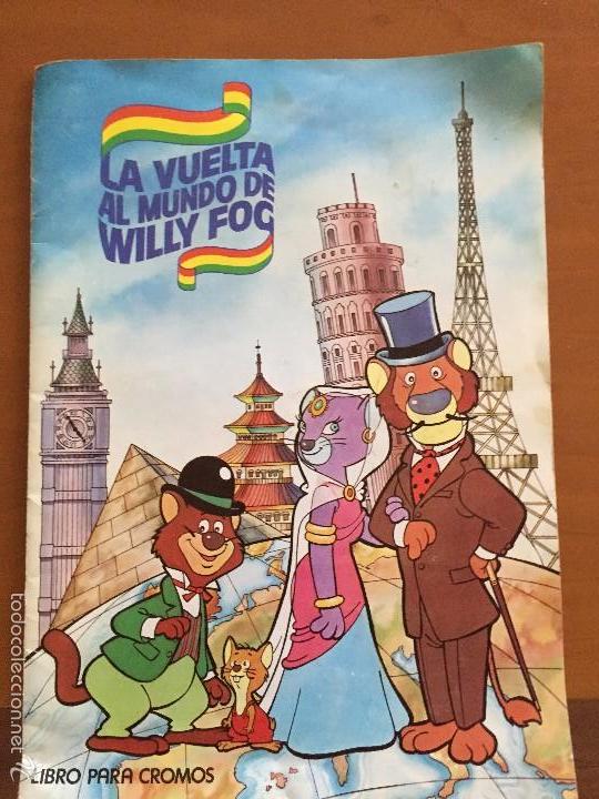 Coleccionismo &Aacute;lbumes: la vuelta al mundo de willy fog maga album con 18 cromos se pue3de llegar a vender sueltos