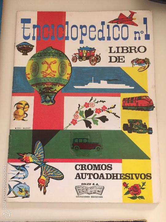 Collectable Incomplete Albums: ENCICLOPEDICO N&ordm; 1 ALBUM CON AQLBUM CON 89 CROMOS SE VENDEN SUELTOS