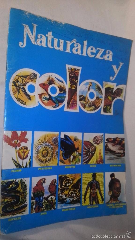 Collezionismo Album: ANTIGUO ALBUM CROMOS NATURALEZA Y COLOR TODAS LAS PAGINAS FOTOGRAFIADAS