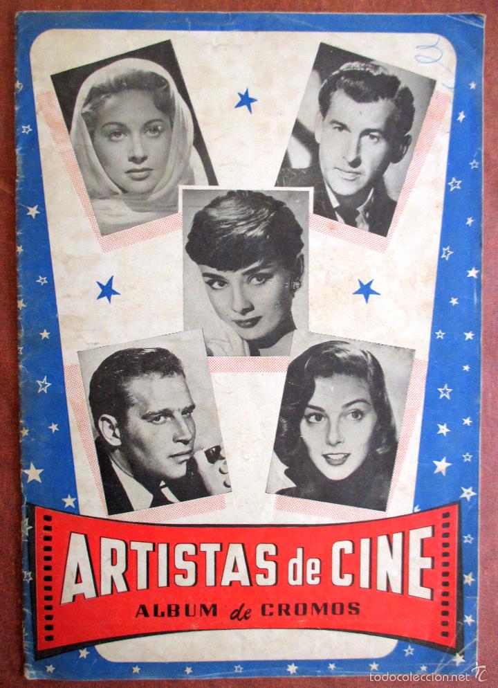 Colecionismo Cadernetas: &Aacute;LBUM DE CROMOS VAC&Iacute;O - ARTISTAS DE CINE - HISPANO AMERICANA DE EDICIONES