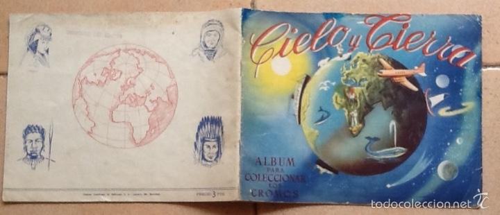 Collectionnisme Albums: CIELO Y TIERRA, HISPANO AMERICANA A&Ntilde;OS 50, CON UNOS 60 CROMOS