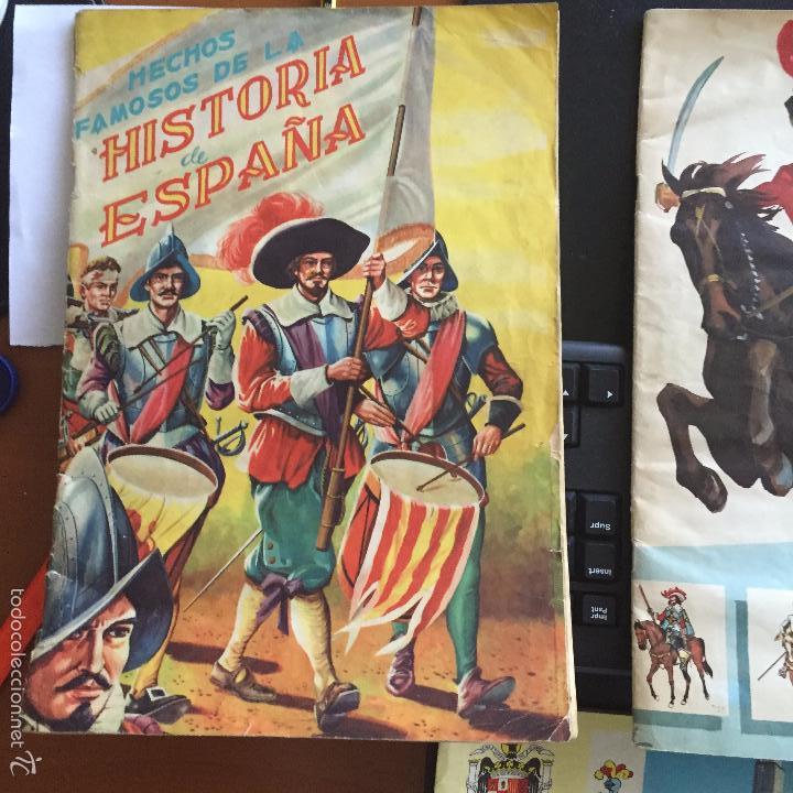 Collectable Incomplete Albums: HECHOS FAMOSOS DE LA HISTORIA DE ESPA&Ntilde;A ALBUM CON 114 CROMOS SE VENDEN SUELTOS