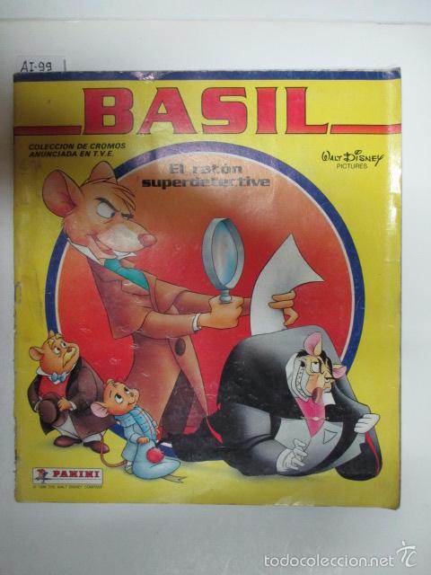 Collezionismo Album: &Aacute;LBUM DE CROMOS BASIL EL RAT&Oacute;N SUPERDETECTIVE