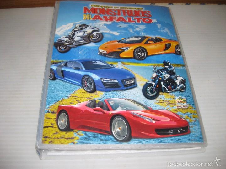 Collectionnisme Albums: MOTOS Y COCHES- MONSTRUOS DEL ASFALTO 124 CROMOS .MUNDICROMO