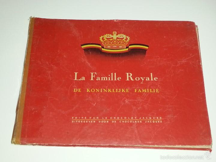 Collectionnisme Albums: ANTIGUO ALBUM DE CHOCOLATES JACQUES - BELGICA - FAMILIA REAL BELGA A&Ntilde;O 1938 CONTIENE 90 CROMOS DE 96